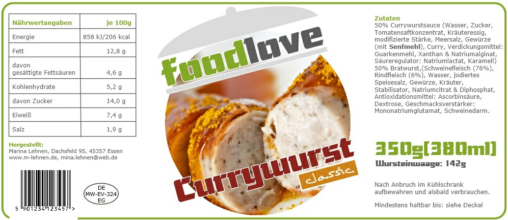 foodlove Etikett-classic